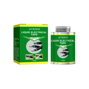 Jaysuing ฉนวนของเหลวไฟฟ้าบอร์ดโคมไฟกันน้ำอิเล็กทรอนิกส์ Sealant ฉนวนกันความร้อนกาวหลอดเทปพันสายไฟวางยางเร็วคงที่กันน้ำ UV ของเหลวป้องกัน (125มล.)