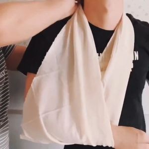 10PCS Triangular Bandage/ White Triangular First Aid Kit/Wrap Bandage Fracture Fixation 96*96*136mm