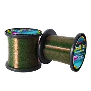 1000M Fluorocarbon Coated Fishing Line Invisible Line Super Strong Spotted Sinking Nylon Pesca Fishing Accessories