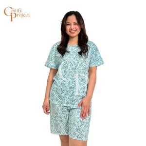 Adult Cotton Printed Shorts Set Terno (M-XL Fits Plus Sizes)