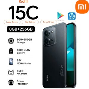 Redmi | Xiaomi Redmi 15C 5G Smartphone 2026 New Global Edition 8GB RAM 256GB Storage 6.81-inch Display Dual SIM 5G Network