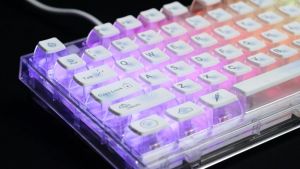 116 Keys Raindrop Theme Keycap ASA Profile PBT+PC Pudding Keycaps For 61/68/84/87/98/100/104/108 Keyboard