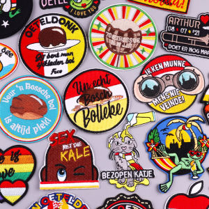 Áo Thun Thêu Nổi 3D Hình Lễ Hội Oeteldonk Hà Lan Chất Liệu Polyester Dán Ủi Làm Thủ Công Thân Thiện Với Môi Trường