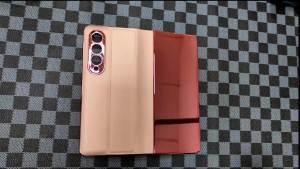 szhaiyu | For Samsung Galaxy Z Fold 8 Ultra Fold 7 6 5 4 Anti-Drop Anti-Fingerprint Leather Phone Case With Invisible Built-in Kickstand