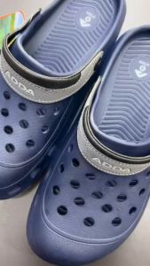 K รองเท้าหัวโต รองเท้าเปิดส้น  ADDA รุ่น 5TD24  Size 7-10  สี ดำ กรม