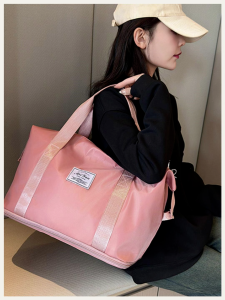 Duffle Bag Gym Bag Travel Bag beg besar Big Capacity Tote bag women Nylon Luggage Bag Handbag Yoga Sport Beg 旅行包瑜伽包运动包