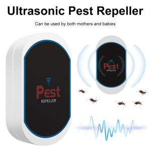 Ultrasonic Pest Repeller Electronic Pest Repeller No Noise Plug-in Insect Repeller Rat Mosquito Repellent for Cockroach Spiders
