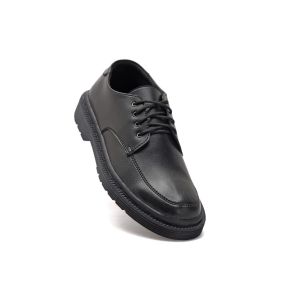 Rionz - Gigs Black - Sepatu Formal Pria Pantofel Hitam Kerja Kantor