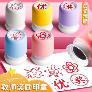 Mô Hình Con Bướm Đỏ Mini Stamp Marking Stamp Encouragement Stamp Red Flower Reward Stamp Teachers Tool for Homework Evaluation