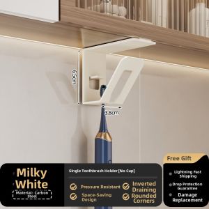 MOSHANG | Wall-mounted No-drilling Toothbrush Holder for Bathroom