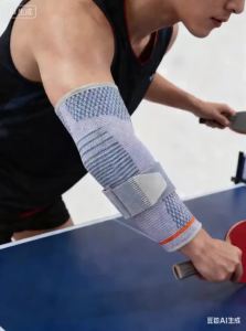 1PCS Elbow Brace SupportBreathable Elbow Compression Sleeve with Gel Pad for GolfersTennis Elbow & Tendonitis Treatment