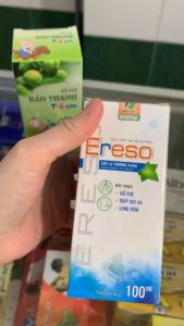(CHÍNH HÃNG) TPBVSK Ereso siro 100ml hỗ trợ giảm ho loãng đàm