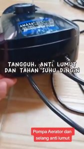 Selang Aerator HITAM Elastis 3/16 Per METER - Slang Gelembung Udara Mesin Filter Air Pompa Aquarium Aquascape Kolam Ikan