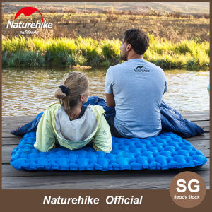 NatureHike Nylon TPU Sleeping Mattress Lightweight Moisture Proof Air Mattress Portable Inflatable Mattress Camping Mat  Single Double NH19Z032-P NH19Z012-P NH19Z055-P