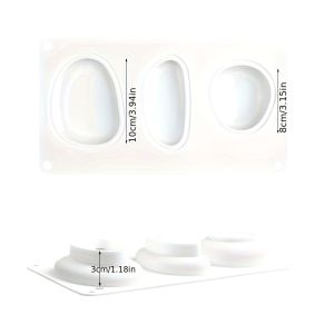 Silicone Mold for DIY Stone and Craft MakingLarge Oval Pebble DesignReusableIdeal for PlasterResinand ClayDIY Craft Mold