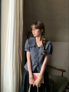 imimtuan | Áo Sơ Mi Ngắn Tay Sọc Cổ Điển & Trẻ Trung