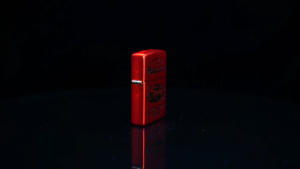 Zippo  Muscle Car Design Red Finish Windproof Pocket Lighter  48523
