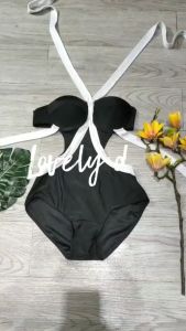 Bikini đồ bơi nữ đi biển 1 mảnh áo bra nữ kèm mút nâng tôn dáng chất liệu thun lạnh BINSPORTS BHV212