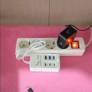 N164  KABEL DATA PENDEK ORI USB TIPE TYPE C DUAL 2 CABANG 2IN1 POWERBANK SUPER FAST CHARGING CABLE C