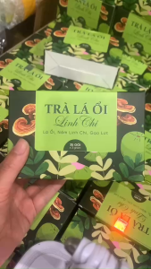 Trà lá ổi Linh Chi - Giảm cân ngủ ngon đẹp da cải thiện tiêu hóa