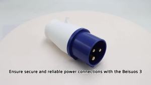Industrial Plug and Socket Waterproof Connector 3PIN 4PIN 5PIN 16A IP44 Waterproof Electrical Connection Wall Mount Socket