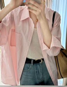 Womens Pure Cotton White Sun Protection Shirt Loose Style Korean Version Long Sleeve Polo Collar Button down Top for Autumn