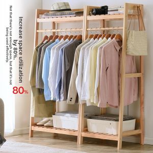 XIDUOSHU | Clothes Storage Rack Wooden