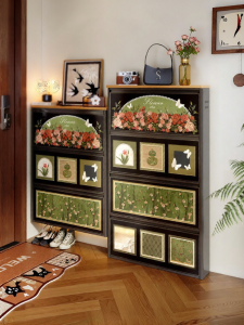 MEISD | Narrow Design Wall-Mounted Entryway Shoe Cabinet Steel
