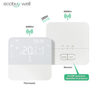 Opentherm Wireless Room Thermostat Battery Heating Thermostat Gas Boiler Digital Room Thermostat Wireless Temperature Controller