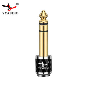 YYAUDIO 6.5mm Male to 3.5mm Female Stereo Audio Adapter for Headphones Amplifiers and Guitars