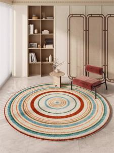 Circular Imitation Cashmere Thickened Carpet