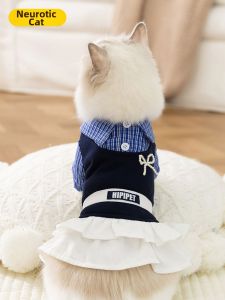 SHENJINGMAO | Đầm Thú Cưng Kiểu Dáng Dễ Thương Thoáng Khí Chống Rụng Lông