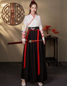 Classical Chinese Costume Womens Martial Arts Style Dance Performance Student Traditional Outfit Xue Long Yin Ancient Dress