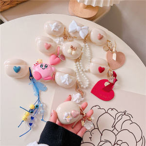 Edifier Cute Q2DSP Protective Water-resistant Scratch-proof Candy Colored Creative Soft Shell Earphone Case Vintage White Box