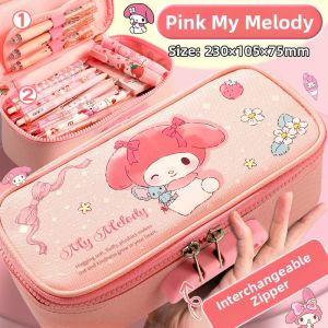 disney(Disney) | Disney Strawberry Bear Pencil Case Large Capacity Stationery Bag Girls Elementary School Students Cute Unique Design 2025 New Model