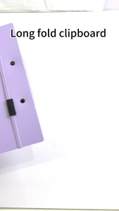 Long Folding Clipboard Portable Paper Organizer Foldable Folder Waterproof Straps Foam Writing Pad