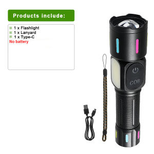 78000000LM Ultra Bright LED Flashlights Long Range 5000M Rechargeable Torch Light Strong Light Portable Lamp Outdoor Lantern