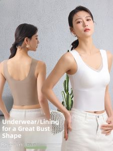 MiiOW | Catwoman One-Piece Vest Strapless Womens Summer Seamless With Chest Pad No Bra Needed Backless Top Versatile Solid Color