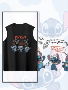 Cotton Astronaut Themed Vest T Shirt