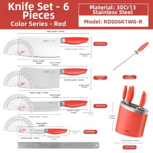 ASD | Sharp and Durable Complete Knife Set 6 Pieces