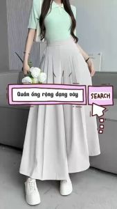 quần tây dài xếply ống rộng vải tuyếtmưa loại I utrbr