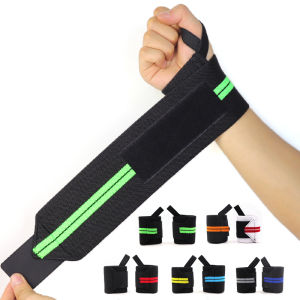 Pro Weight Lifting Wrist Wraps - Heavy Duty Support Brace for Gym Fitness & Strength Training - Premium Wristband Protector