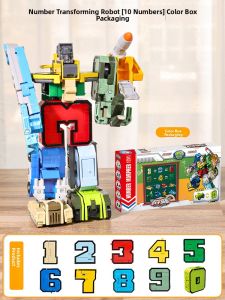 LALAPLAY | Educational Deformation Toy for Boys 3-6 Years Old Alphabet Robot