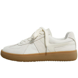 รองเท้าผ้าใบสีขาวสำหรับผู้หญิง Centralkitty ทรงสปอร์ต ทรงหัวมน พื้นยาง สวมใส่สบาย ฤดูใบไม้ผลิ ฤดูร้อน ฤดูใบไม้ร่วง