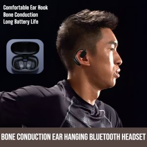 99h Endurance Real Bone Conduction Ear Hanging Bluetooth Headset Sport Bluetooth Earphones With Microphone Headphones Long-Lasting Battery Life
