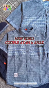 Setelan Koko Anak A&J EL RASYID LENGAN PENDEK Untuk Usia 3-13 TAHUN Plus Peci Bahan Katun Songket Adem dan Trendy