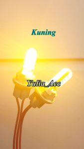 Lampu Sen Jelly Kedip Strobo T10 2 Buah Lampu Universal Motor Beat Scoopy Vario Mio Vixion Nmax Aerox Dll