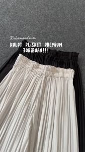 Celana kulot plisket kulot plisket celana panjang kulot rempel besar terbaru