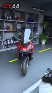 Garnish Visor Garnish Windshield Fire Motif ADV 160 ADV150 Acrylic material made in Thailand GT68
