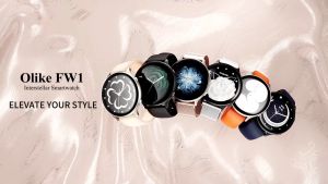 Olike FW1 Smartwatch Custom Watch Face Touch Waterproof IP68 Helath Sport